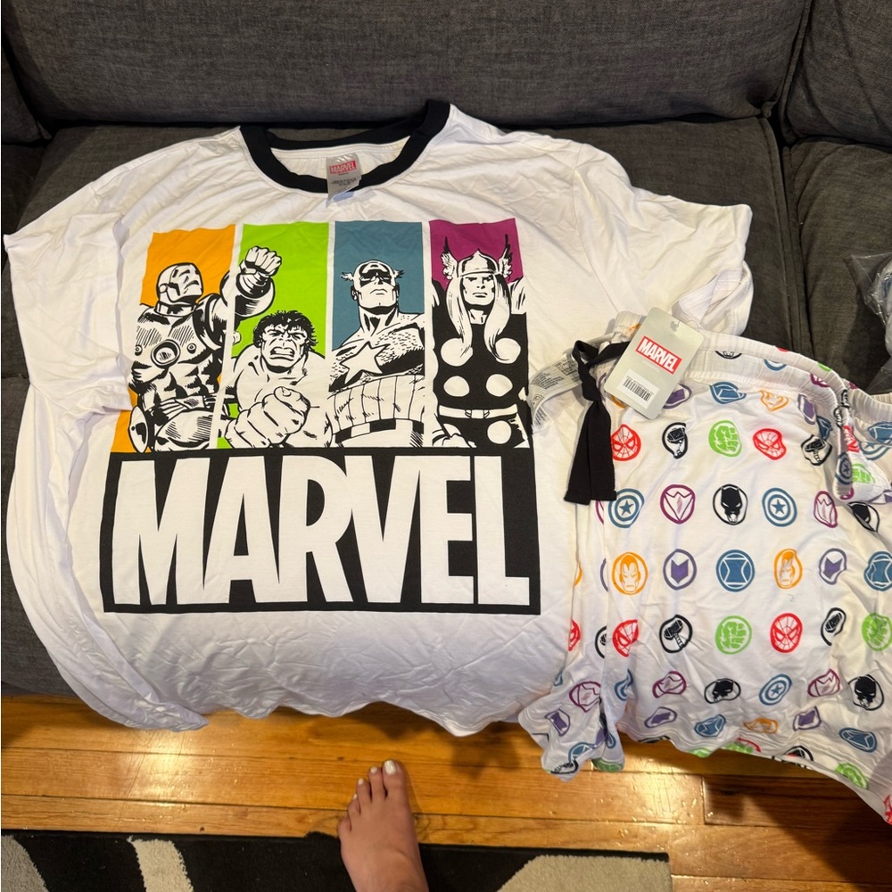Marvel male or female adult pajamas